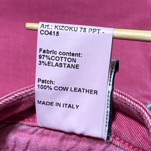 R13 Hot Pink Straight Leg Jeans - Picture 13 of 15